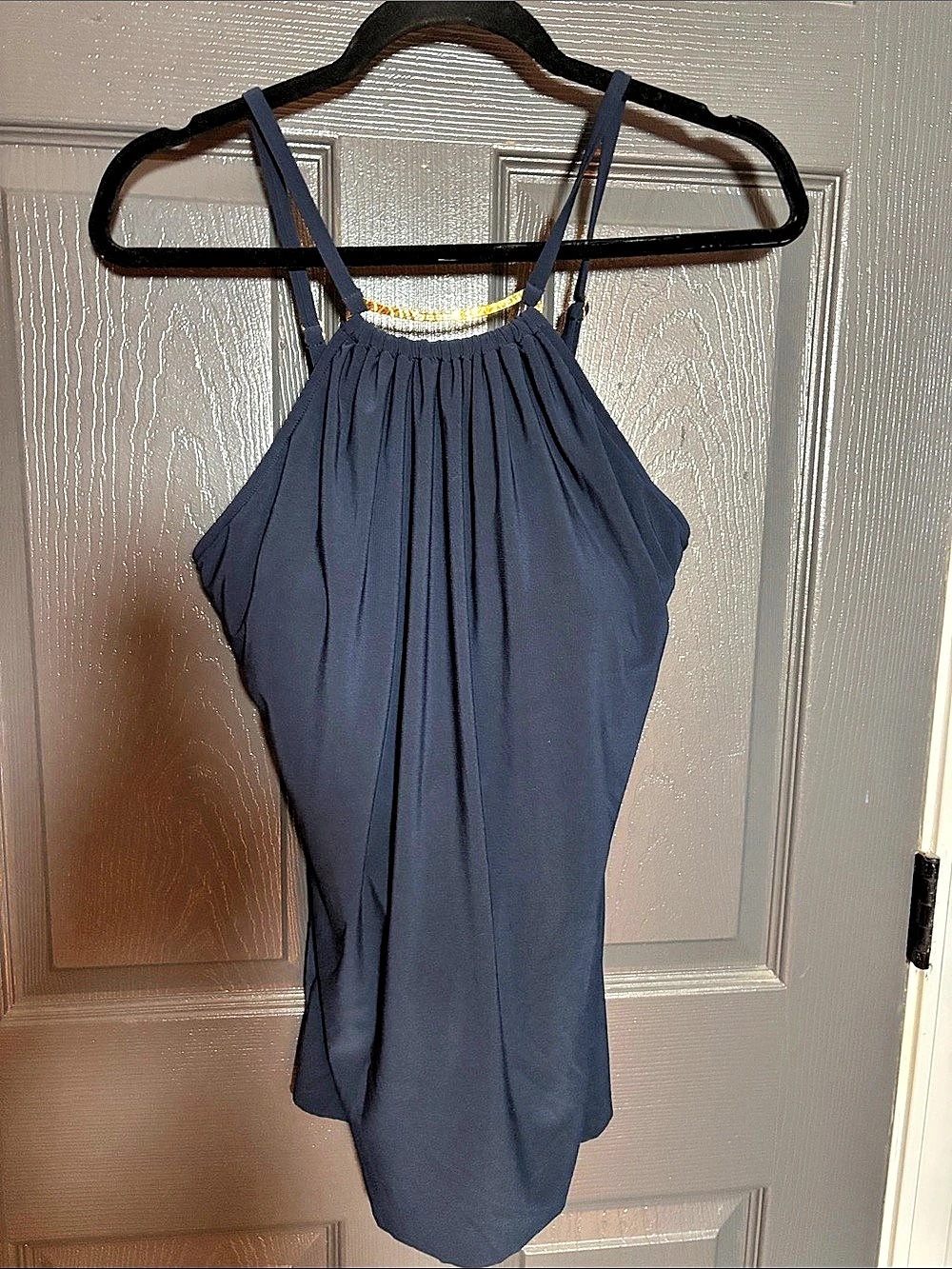 Magicsuit Navy Blue Parker Underwire Swimdress One Piece Swimsuit Size 8D